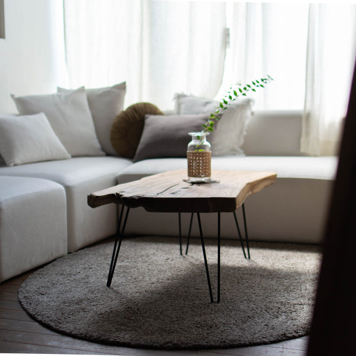 Rustic Wood ナチュラルコーヒーテーブル — ANTRY USE ONLY GENUINE