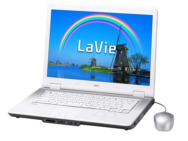 ASCII.jp：NEC、グラデーションカラーの「LaVie L」など2008年新春