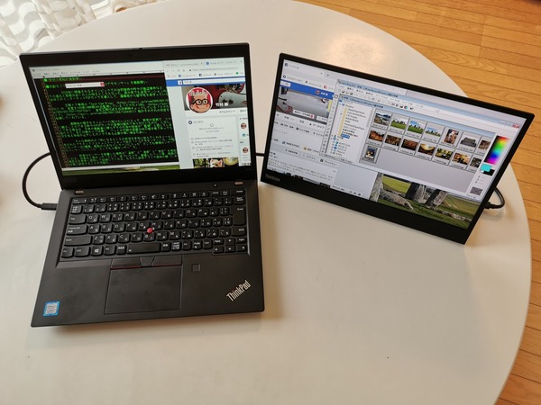 ASCII.jp：USB-C接続の外付けディスプレー「ThinkVision M14」を衝動