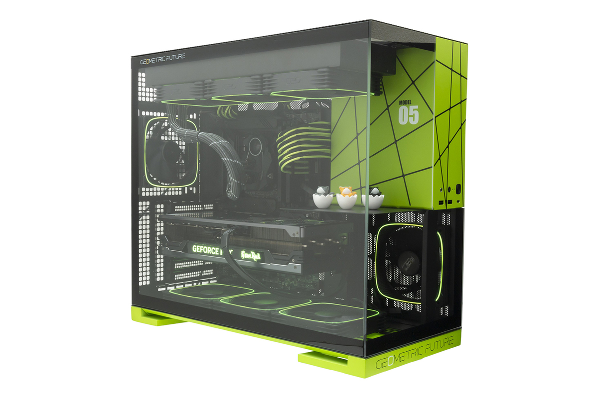 ASCII.jp：推しフィギュアを飾れる！ ピラーレスPCケースのニュー