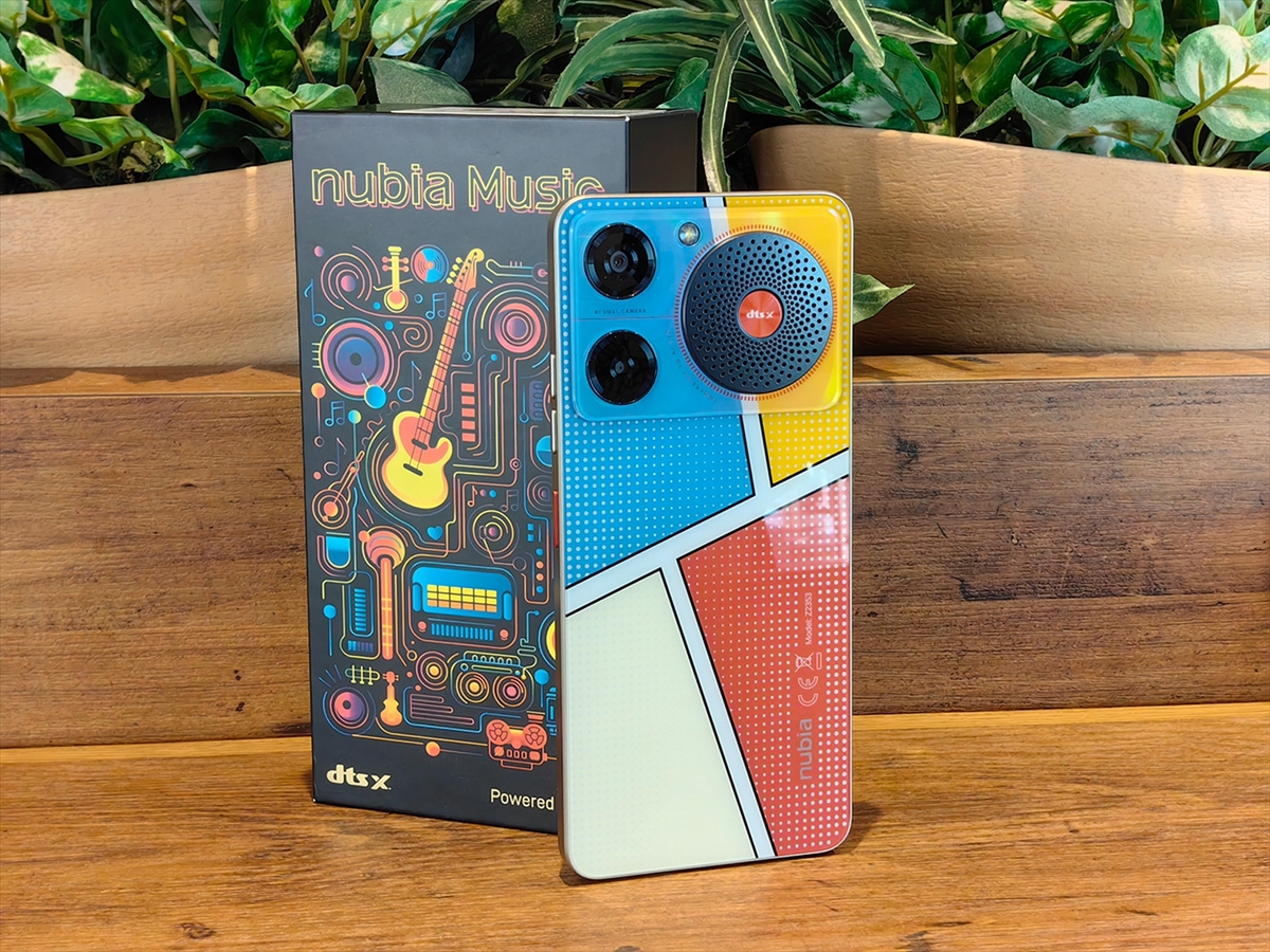 2人同時に音楽を楽しめる青春スマホ「nubia Music」に新しい可能性をを