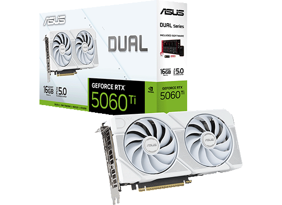 ASCII.jp：ASUS GeForce RTX 5060 Ti ホワイトモデル登場｜CFD販売が9