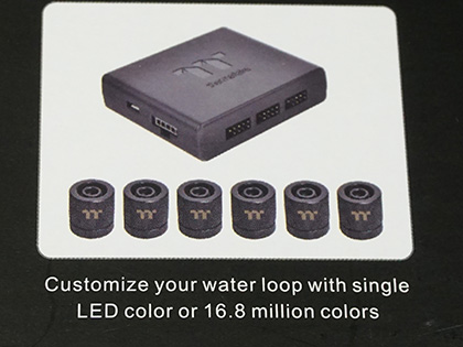 RGB LED搭載のハードチューブ用フィッティングがThermaltakeから