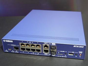 ヤマハ、10GBASE-T対応のVPNルータ「RTX1300」を正式発表、9月下旬に