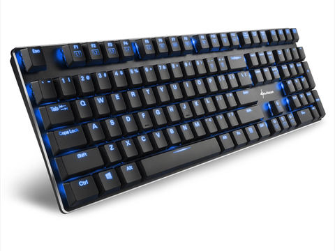 Sharkoon、アクチュエーションポイント1.5mmの青軸ゲーミング