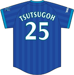 ビジターレプリカユニフォームにもグリエル、筒香、バルディリス選手が