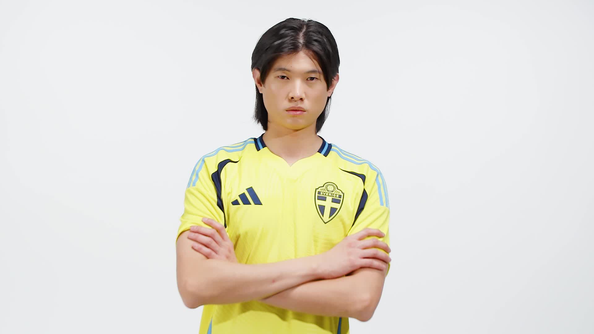 アディダス スウェーデン代表 24 ホームユニフォーム - イエロー