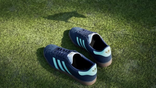 adidas Gazelle Spikeless Golf Sneakers - Blue | Free Shipping with