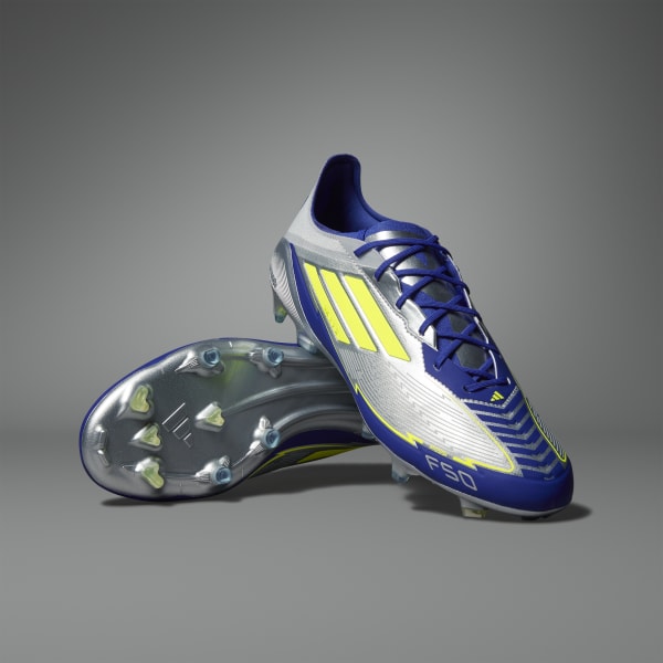 adidas F50 Elite Messi Firm Ground Cleats - Silver | Free Shipping