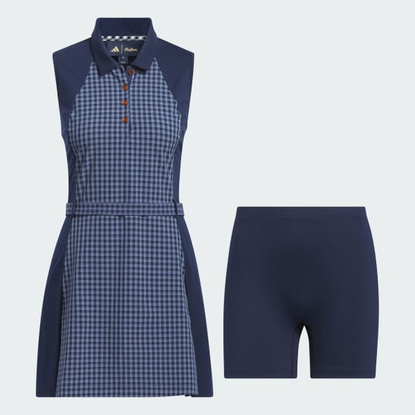 adidas Women's Golf x Malbon Sleeveless Dress - Blue | Free