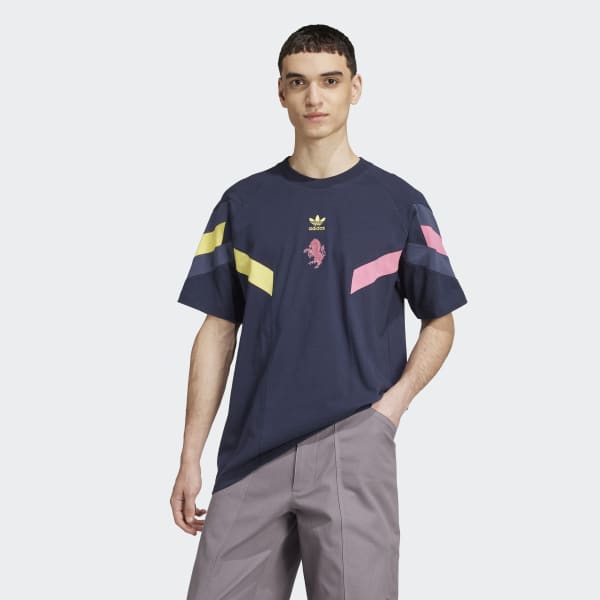 アディダス ユベントス オリジナルス 半袖Tシャツ - ブルー