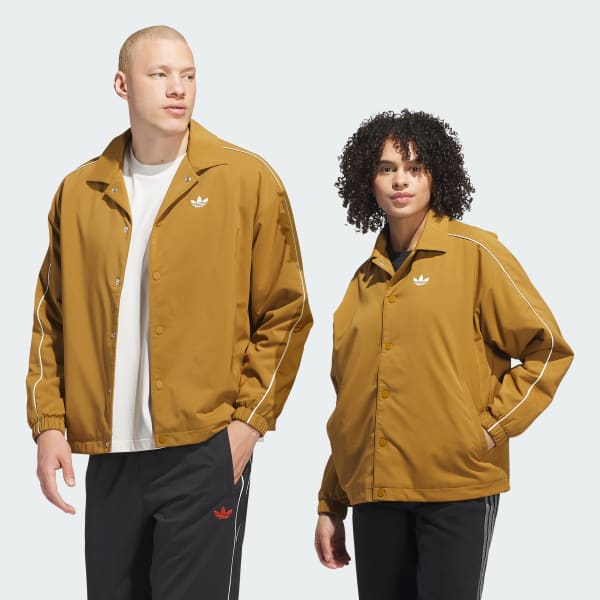 adidas Originals コーチジャケット - ブラウン | アディダス ジャパン