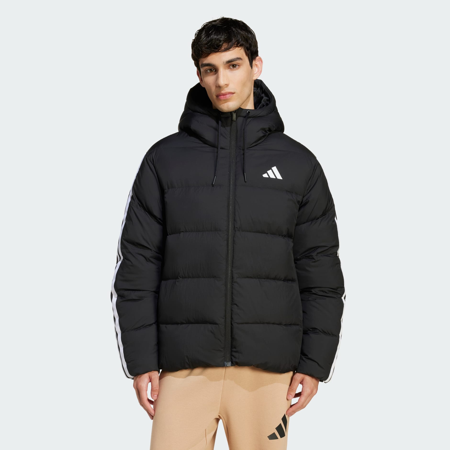 Clothing - Essentials Climawarm 3-Stripes Puffer Down Hooded