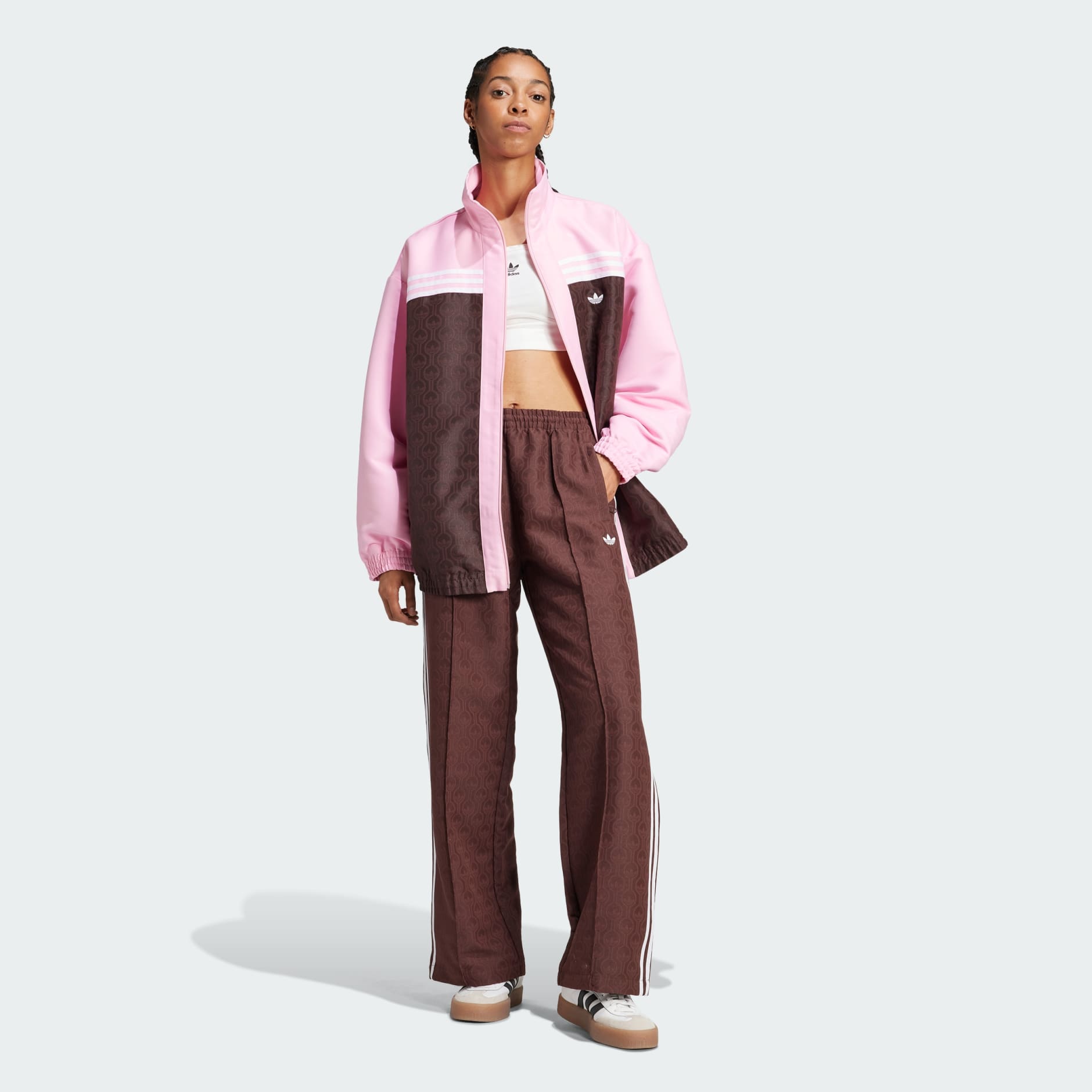 CLOTHING - 70s Oversized Track Jacket - Pink | adidas Oman