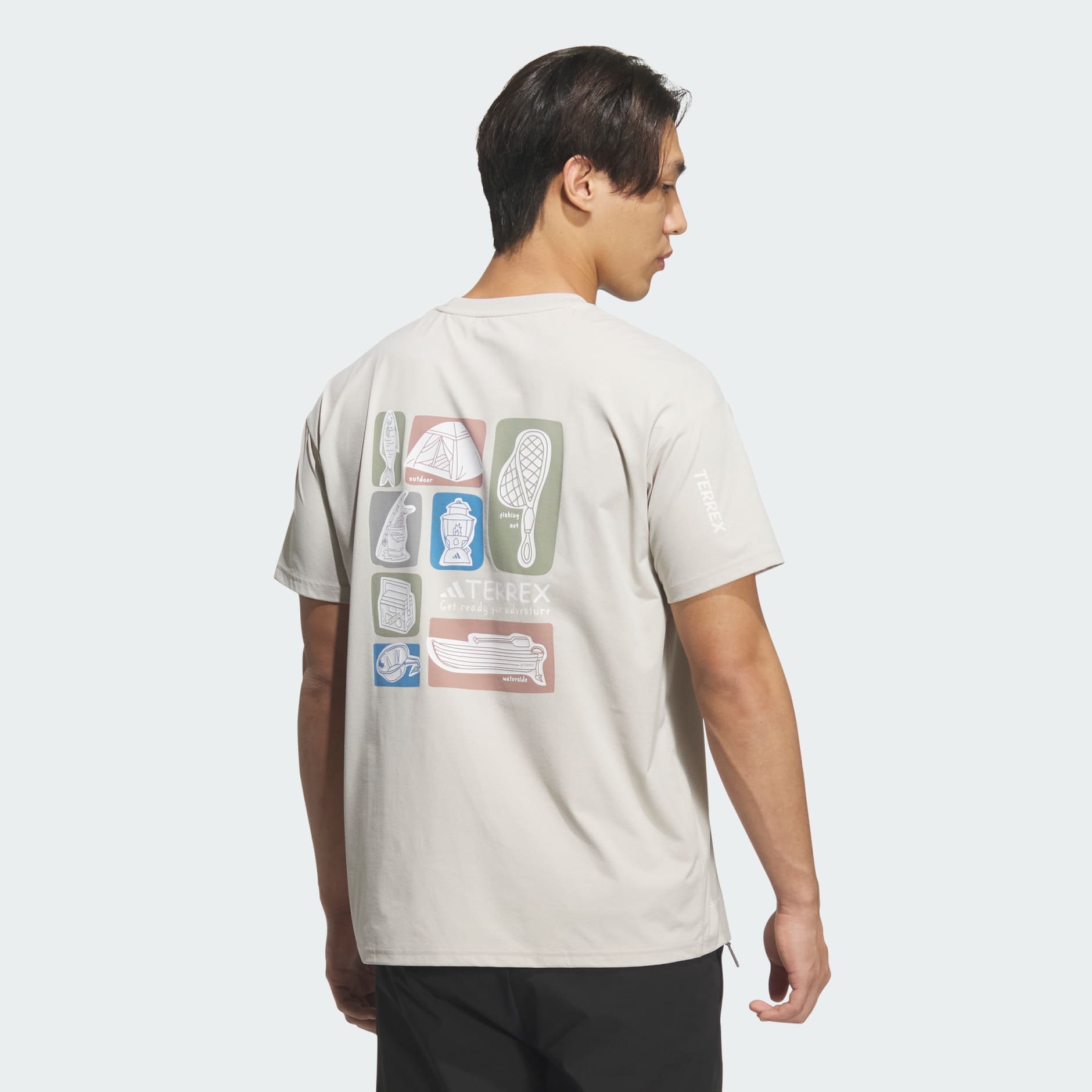 Clothing - Xploric Climacool Graphic T-shirt - Beige | adidas Oman