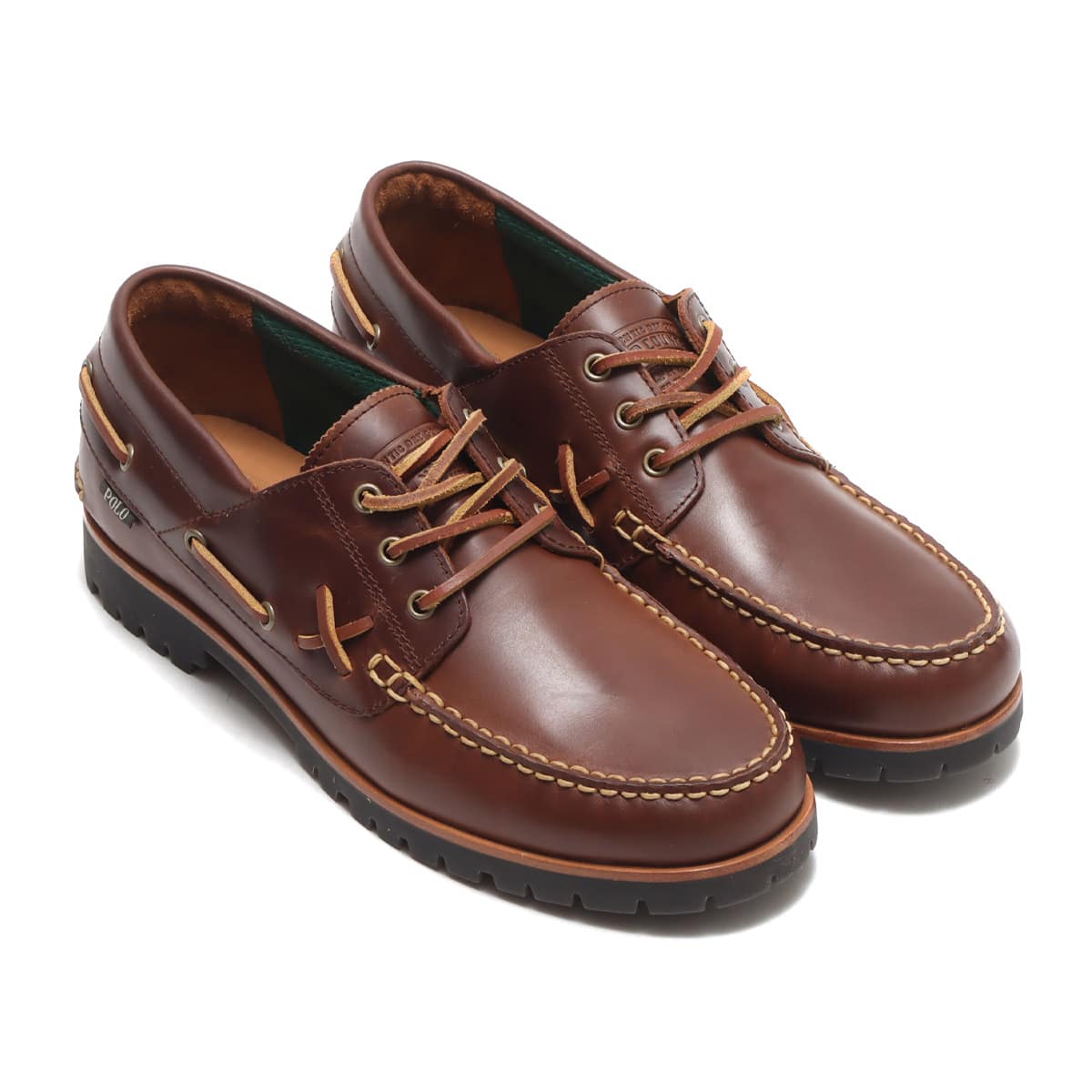 POLO RALPH LAUREN RANGER DECK-CASUAL SHOE-BOAT CHOCOLATE BROWN