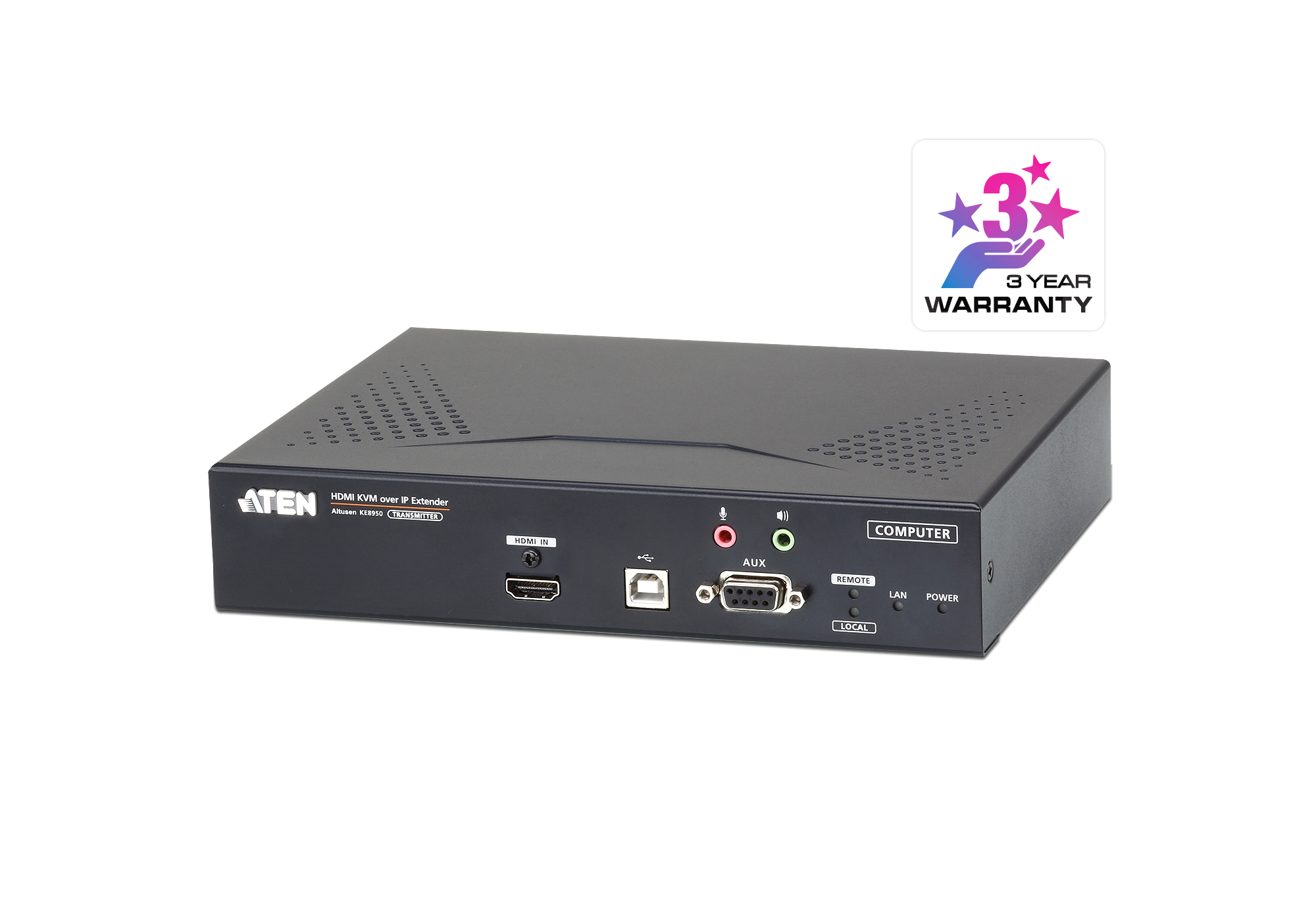 HDMIシングルディスプレイIP-KVMトランスミッター（4K対応） - KE8950T