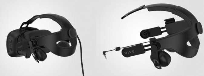 HTC Viveとヘッドホンを統合できる専用アクセサリー 6月6日より販売が