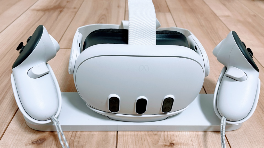 Meta Quest 3】コントローラーが軽い！ 軽いぞ！ 置くだけで便利な充電