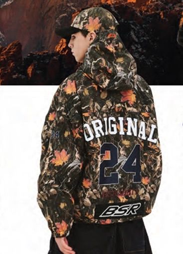 24-25 BSRABBIT ORIGINAL BSR HOODED JACKET REALTREE BLACK - メルカリ