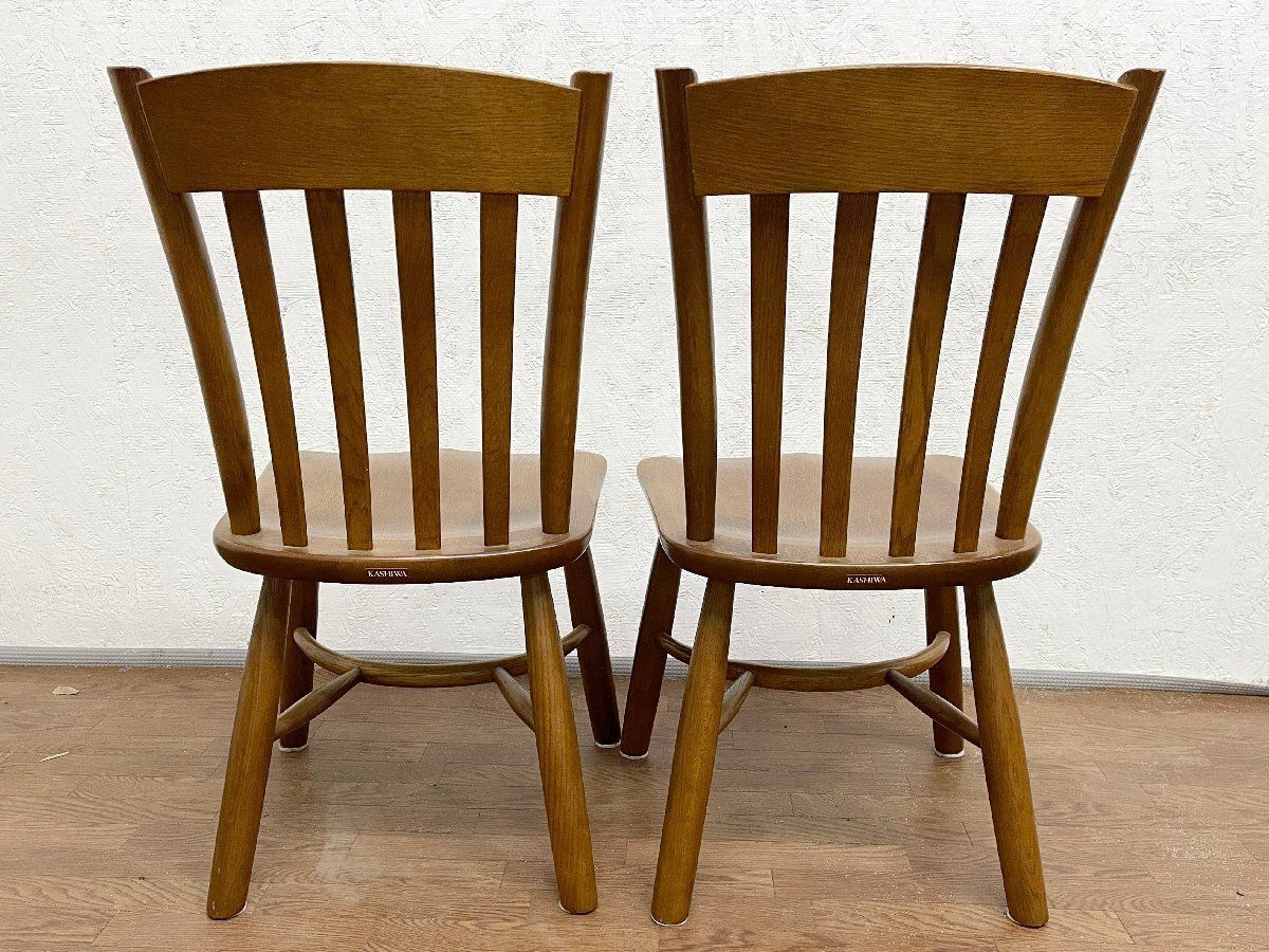柏木工 KASHIWA 柏木工 飛騨高山 ダイニングチェア 2脚セット 飛騨の