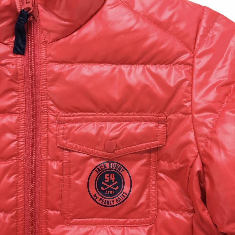 超美品】ジャックバニー ダウンジャケット ピンク キルティング ロゴ