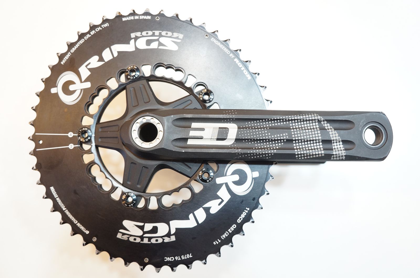 ローター3Dで クランクセット52.36 11速対応 ローター3Dで クランク