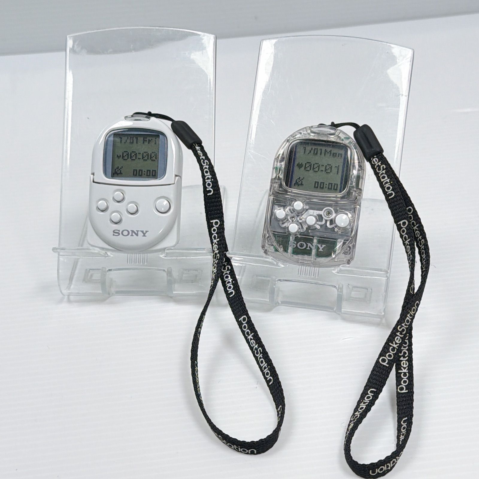 美品 ポケットステーション ホワイト クリスタル SCPH-4000 2個セット