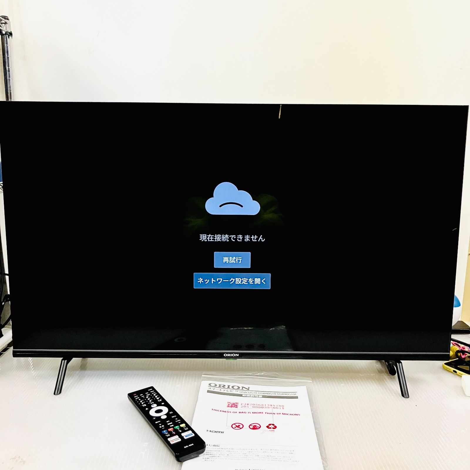 1h4. 美品 ORION スマートテレビ OSW40G10 2023年製 動作品 - メルカリ
