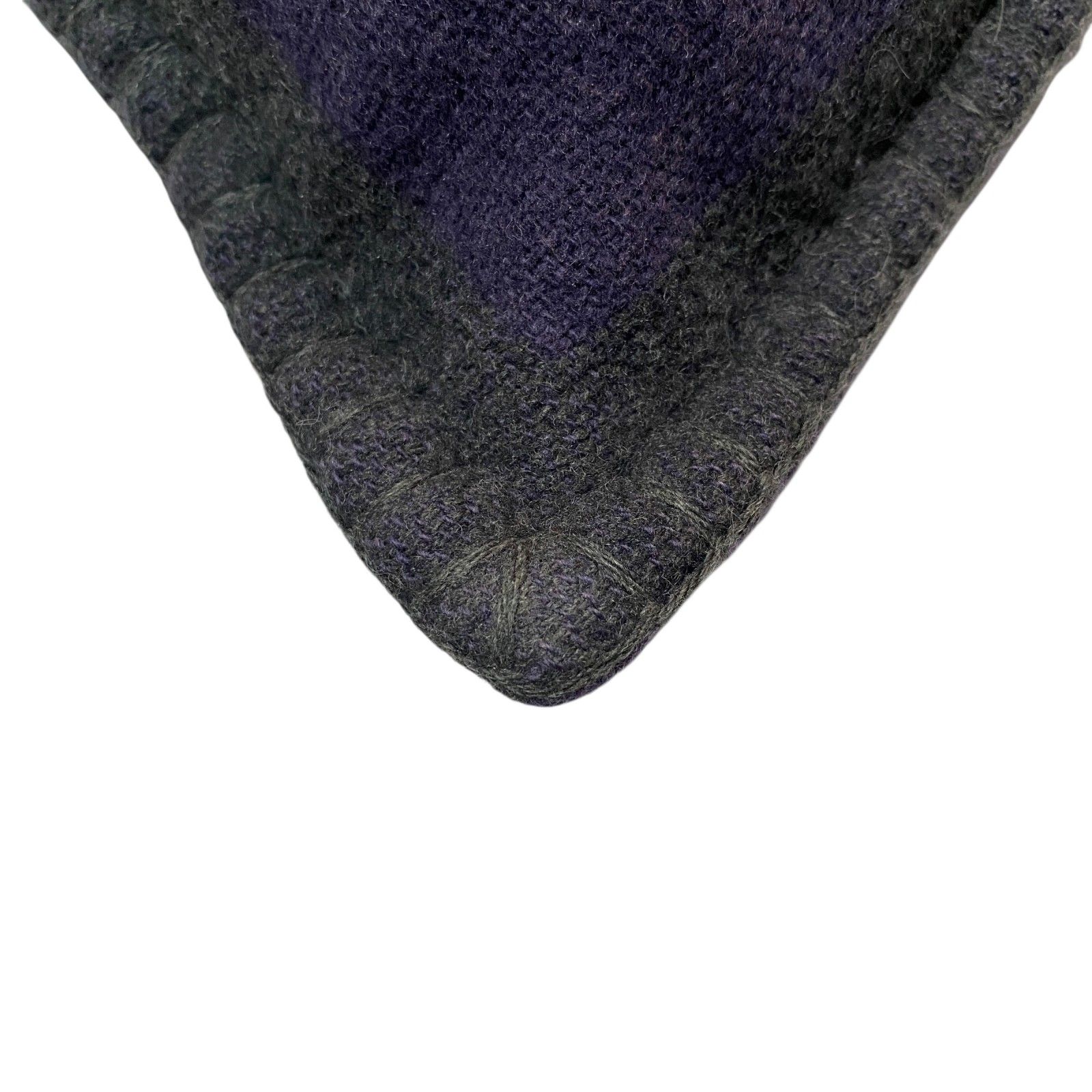 シャネル CHANEL バイカラー ココマーク クッション ウール カシミヤ