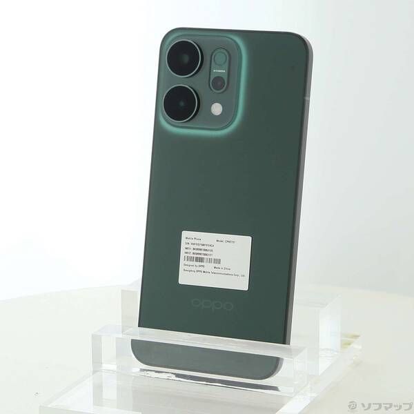 ソフマップ 〔展示品〕 OPPO Reno14 5G 256GB ルミナスグリーン