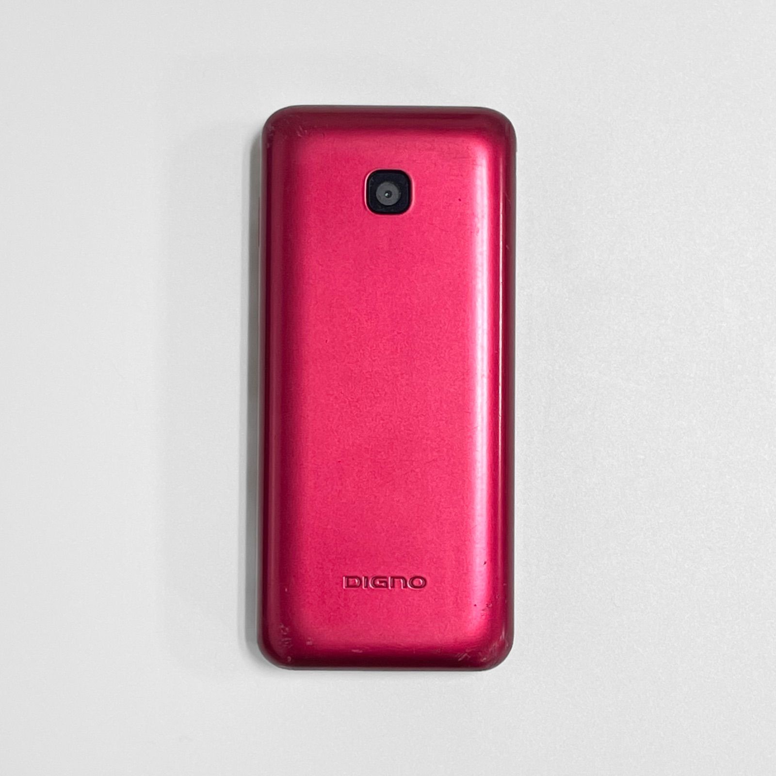 中古】DIGNO ケータイ KY-42C ホワイト/ブラック/レッド 8GB docomo