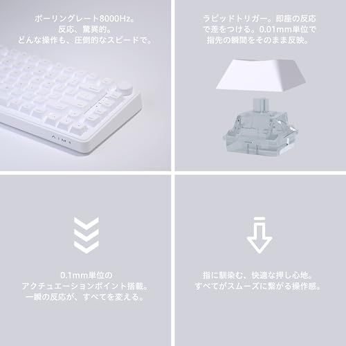 新品】AIM1 瞬 ゲーミングキーボード 日本語配列 キーボード