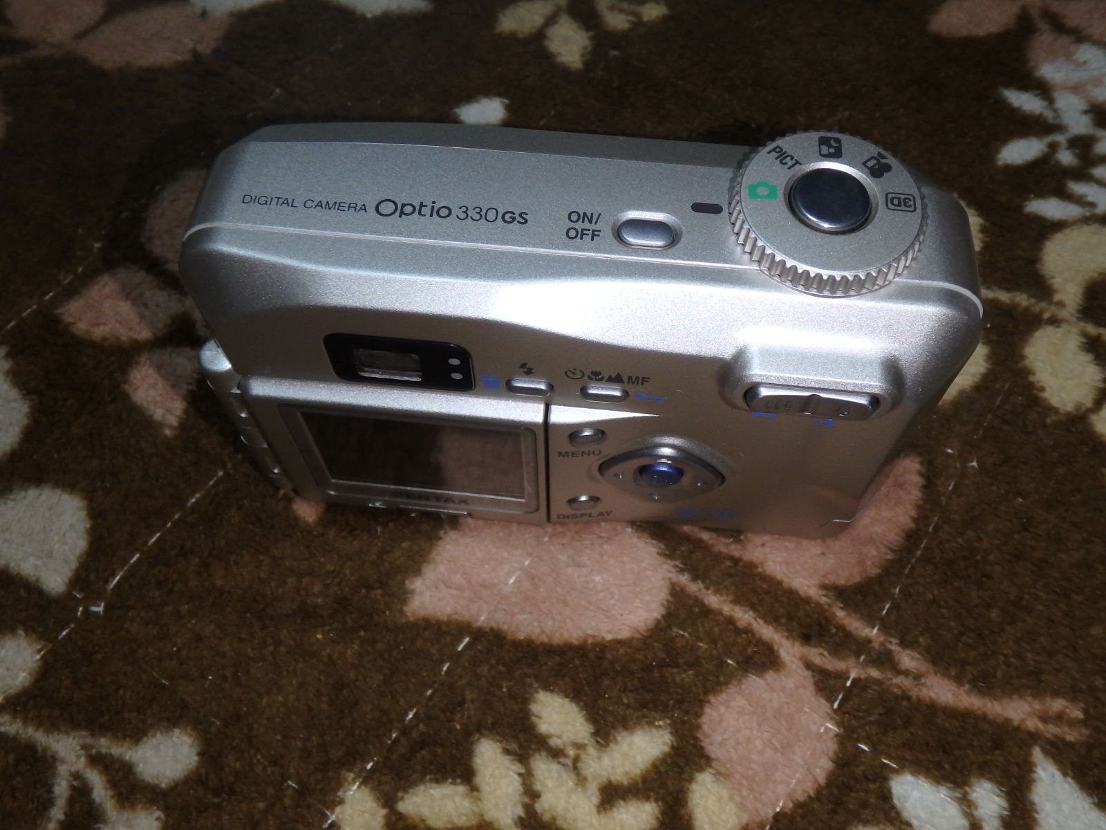 動作品 PENTAX OPTIO 330GS デジタルカメラ 乾電池駆動 - メルカリ
