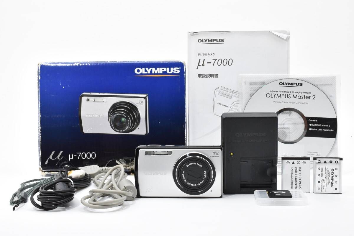 ☆美品☆オリンパス OLYMPUS μ mju 7000 ミュー《SDカード・元箱付き