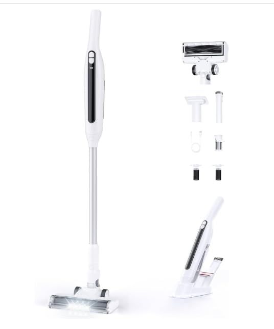 D☆掃除機 コードレス 【2026新登場】70KPa超強力吸引&自立式&LED