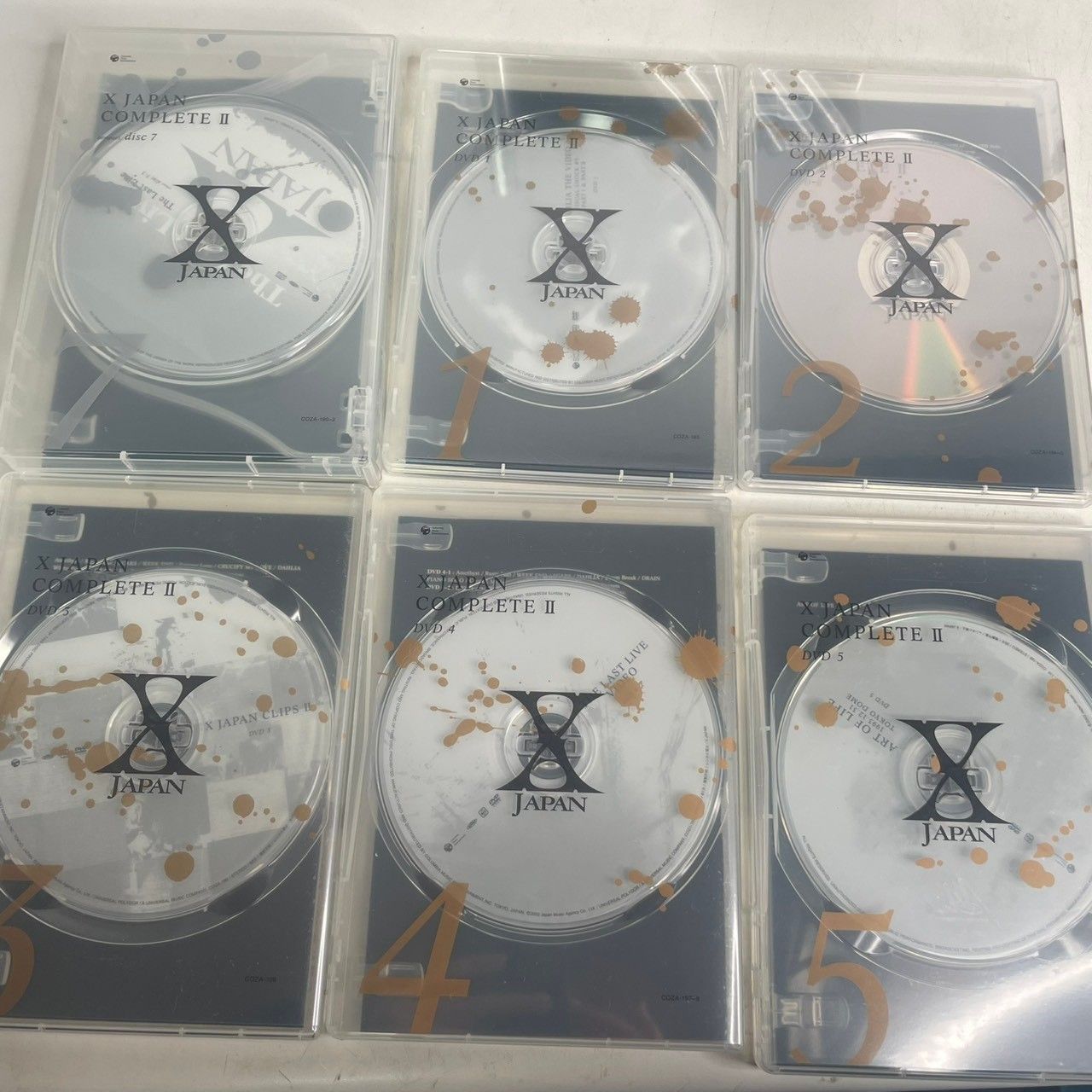○【DVDセット】 X JAPAN COMPLETE Ⅱ - メルカリ