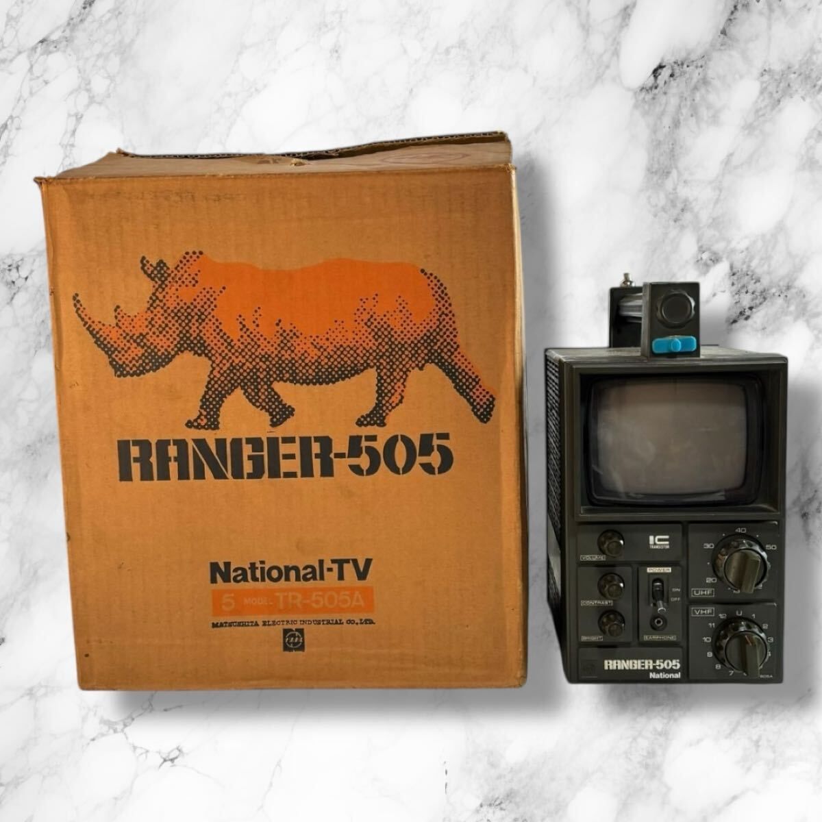 ジャンク品】National RANGER-505 TR-505A｜箱付き ナショナル