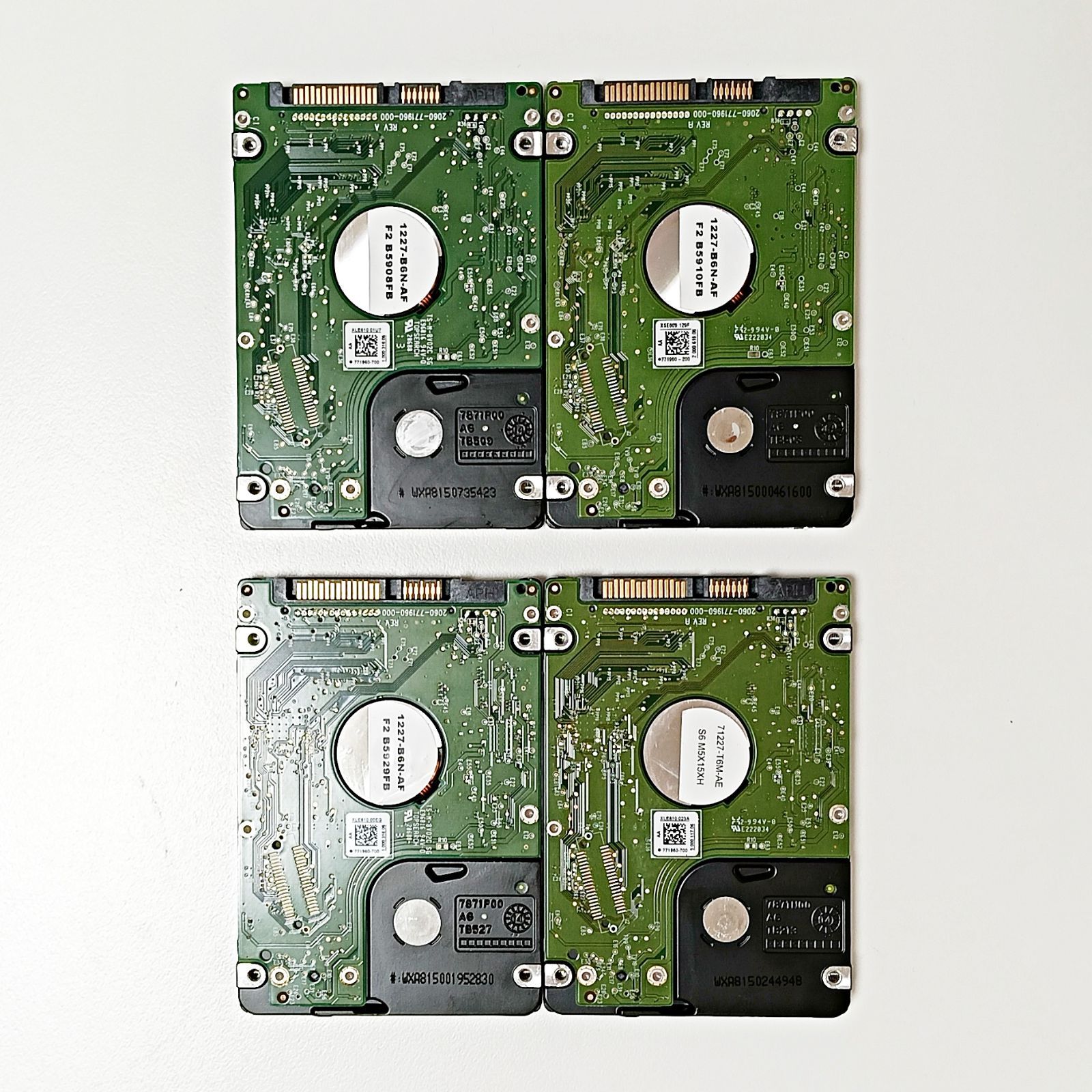 動作良好・全品正常判定】 2.5インチHDD 1TB×4枚セット 動作確認済み