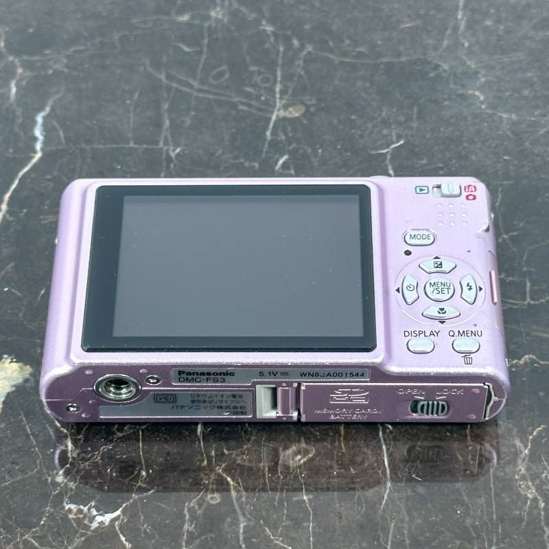 美品】Panasonic LUMIX DMC-FS3 ピンク コンデジ デジカメ 手ブレ補正