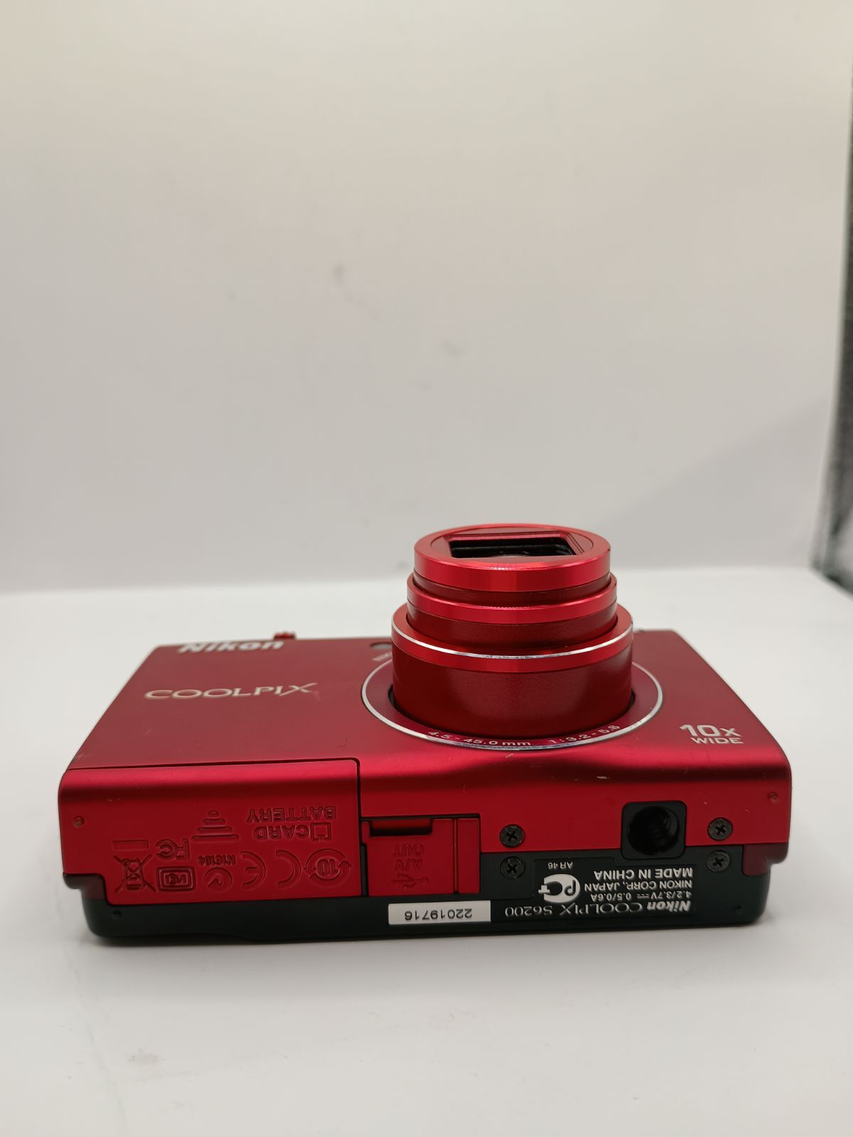 4068 【動作確認済】Nikon COOLPIX S6200 レッド コンパクトデジタル