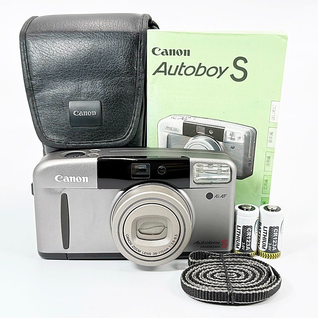キヤノン CANON Autoboy S チタンカラー コンパクトフィルムカメラ