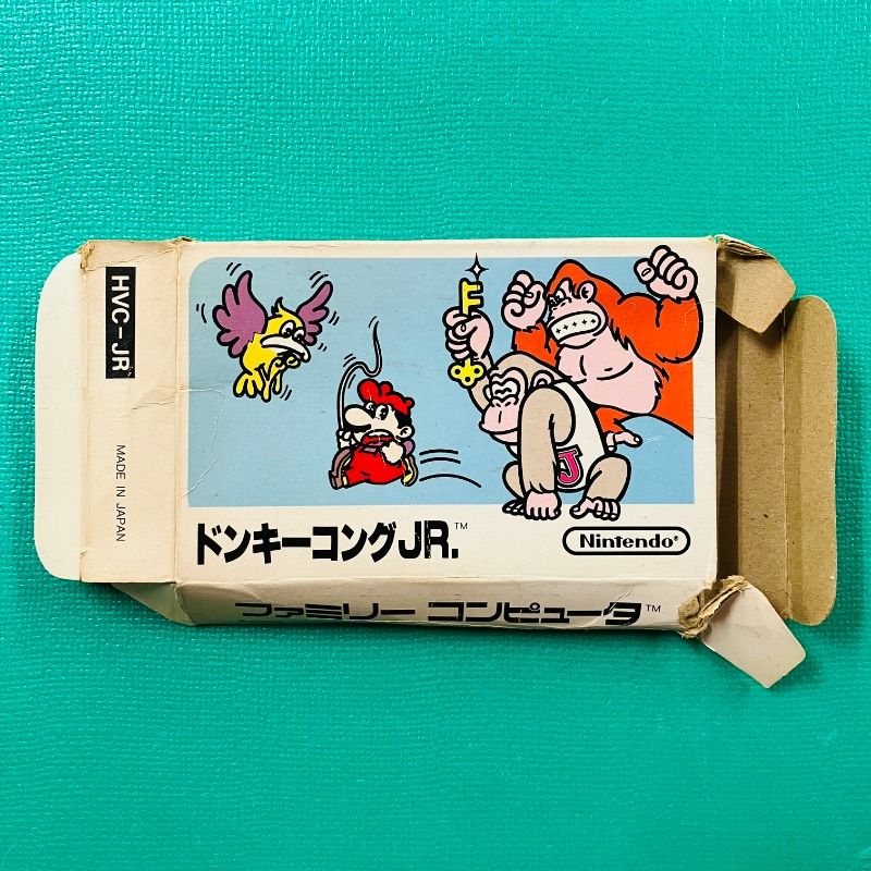 ソフトなし】【箱、取説のみ】ファミコン ドンキーコングJR. DONKEY