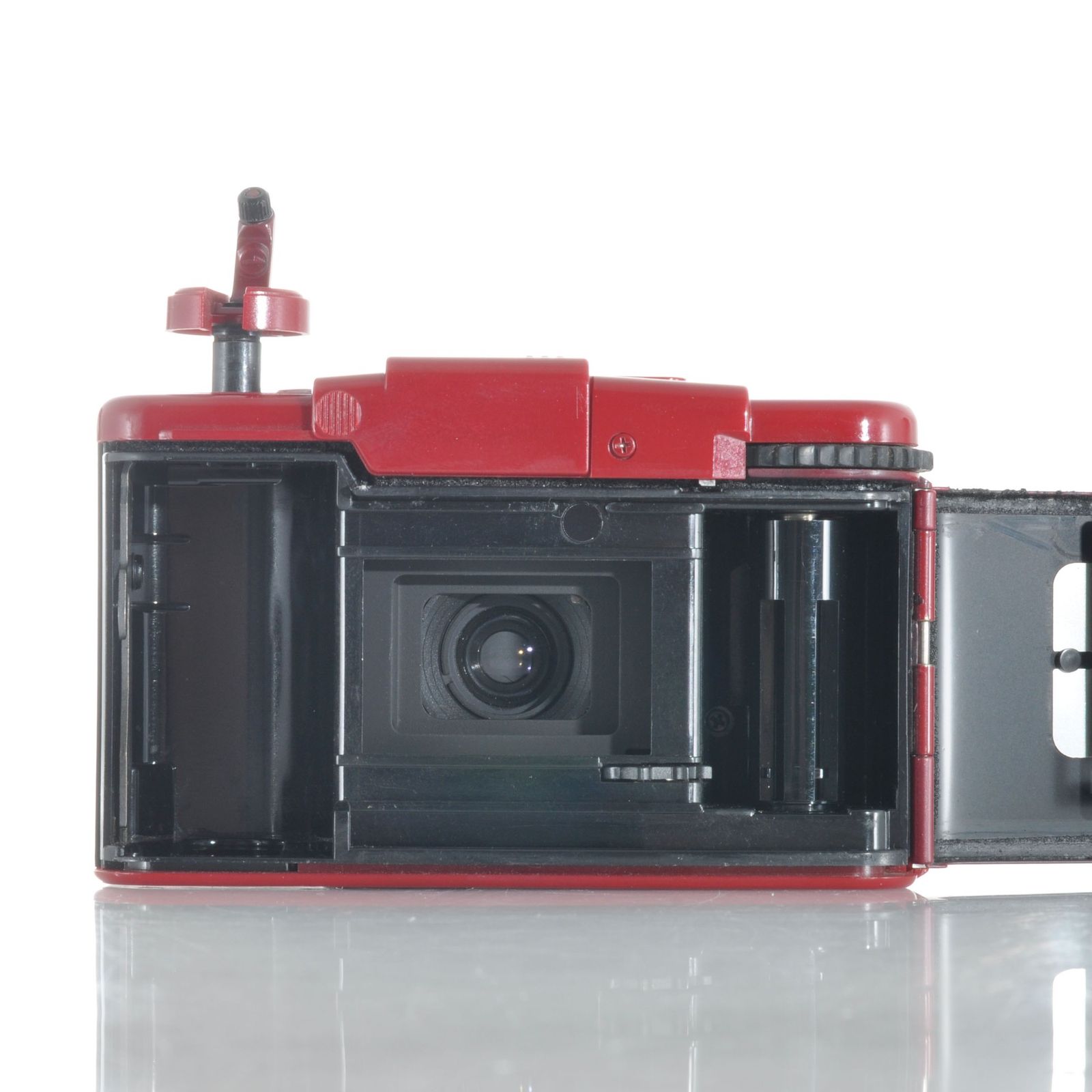 オリンパス】OLYMPUS XA2 レッド コンパクトフィルムカメラ #S296