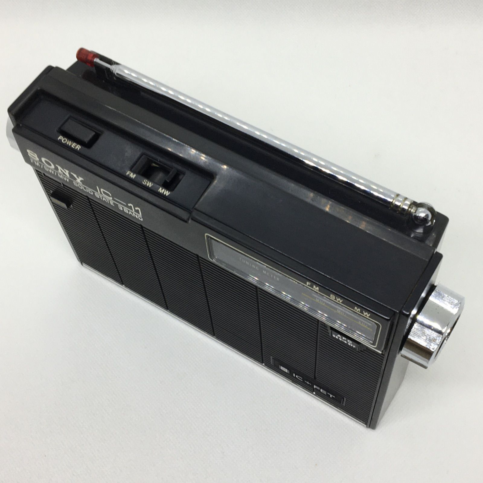 動作品】整備品 SONY ICF-110B IC-11 FM/MW/SW 3バンドラジオ 昭和