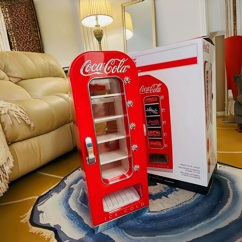 コカコーラ ミニ冷蔵庫 車載冷蔵庫 保冷 レトロ - メルカリ
