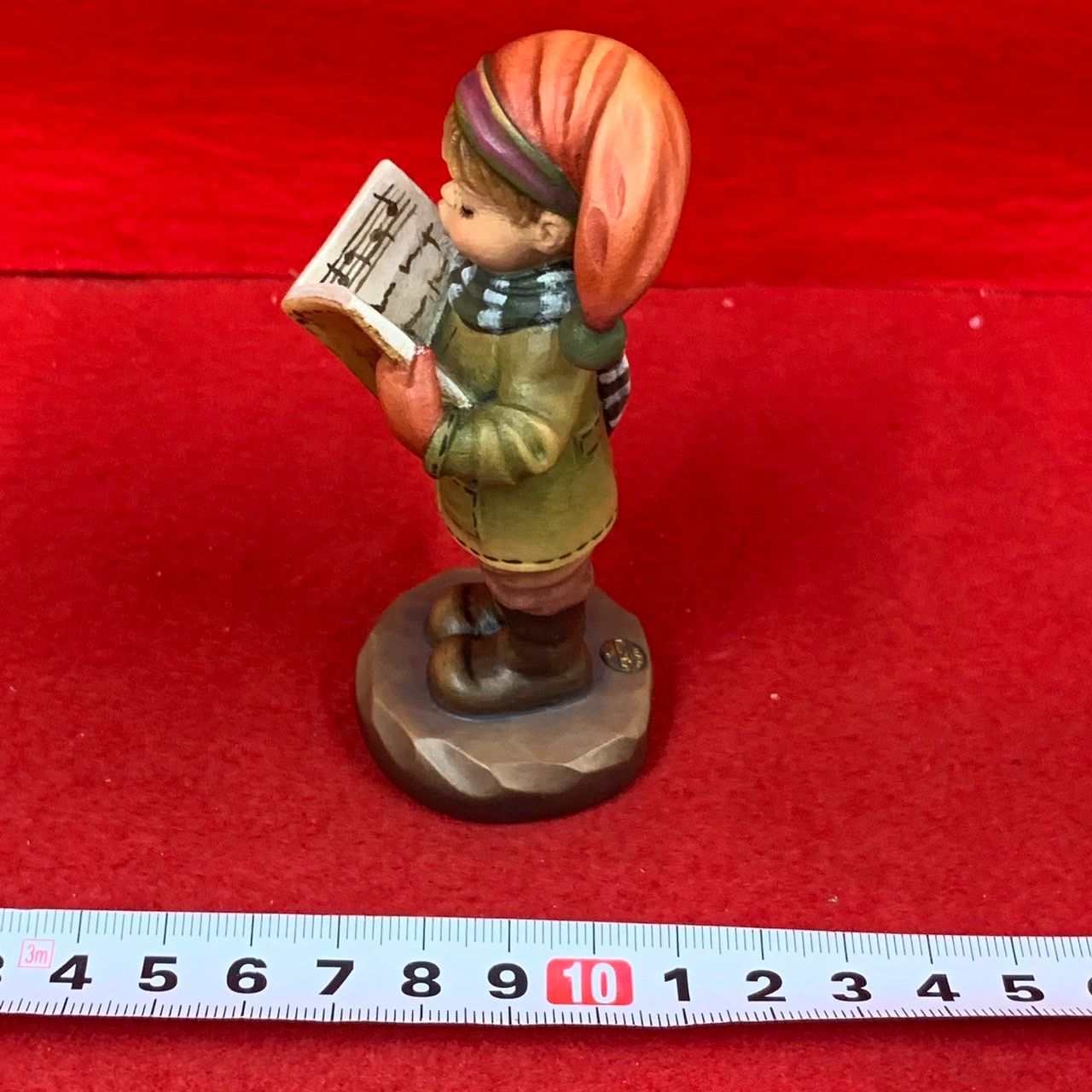 希少 アンリ人形 木彫り サラケイ Joy to tha world 10cm Anri