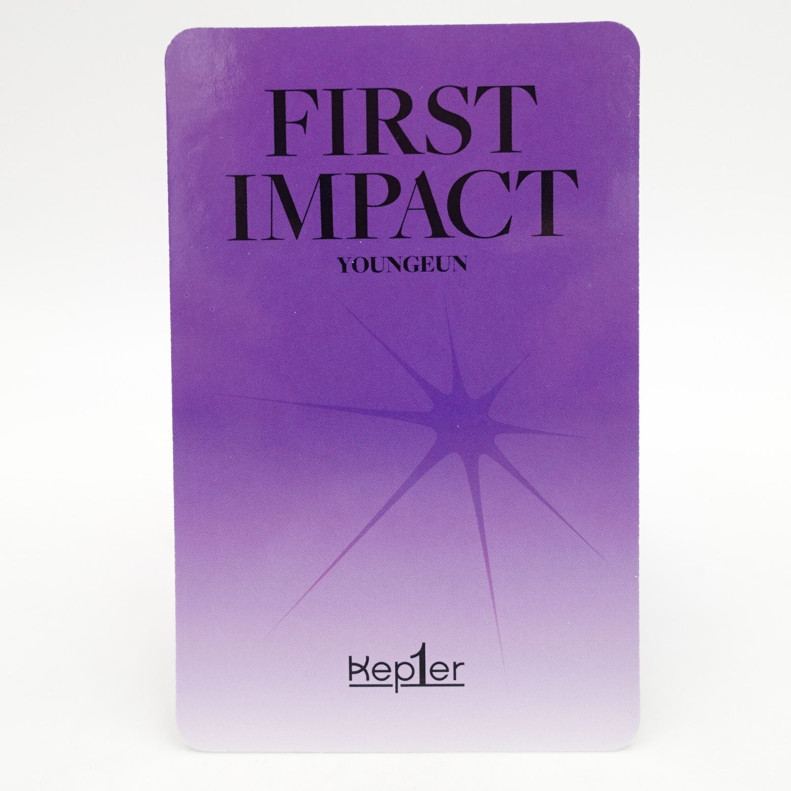 Kep1er ヨンウン First Impact connect 1 ver トレカ フォト カード