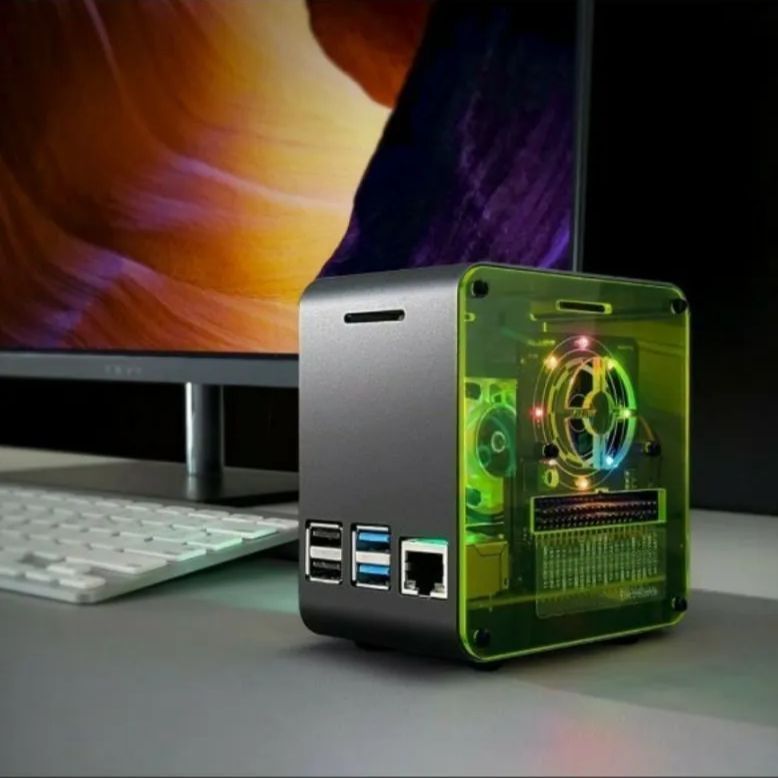 ラズベリーパイ 4B ミニタワー ケース raspberry pi - メルカリ