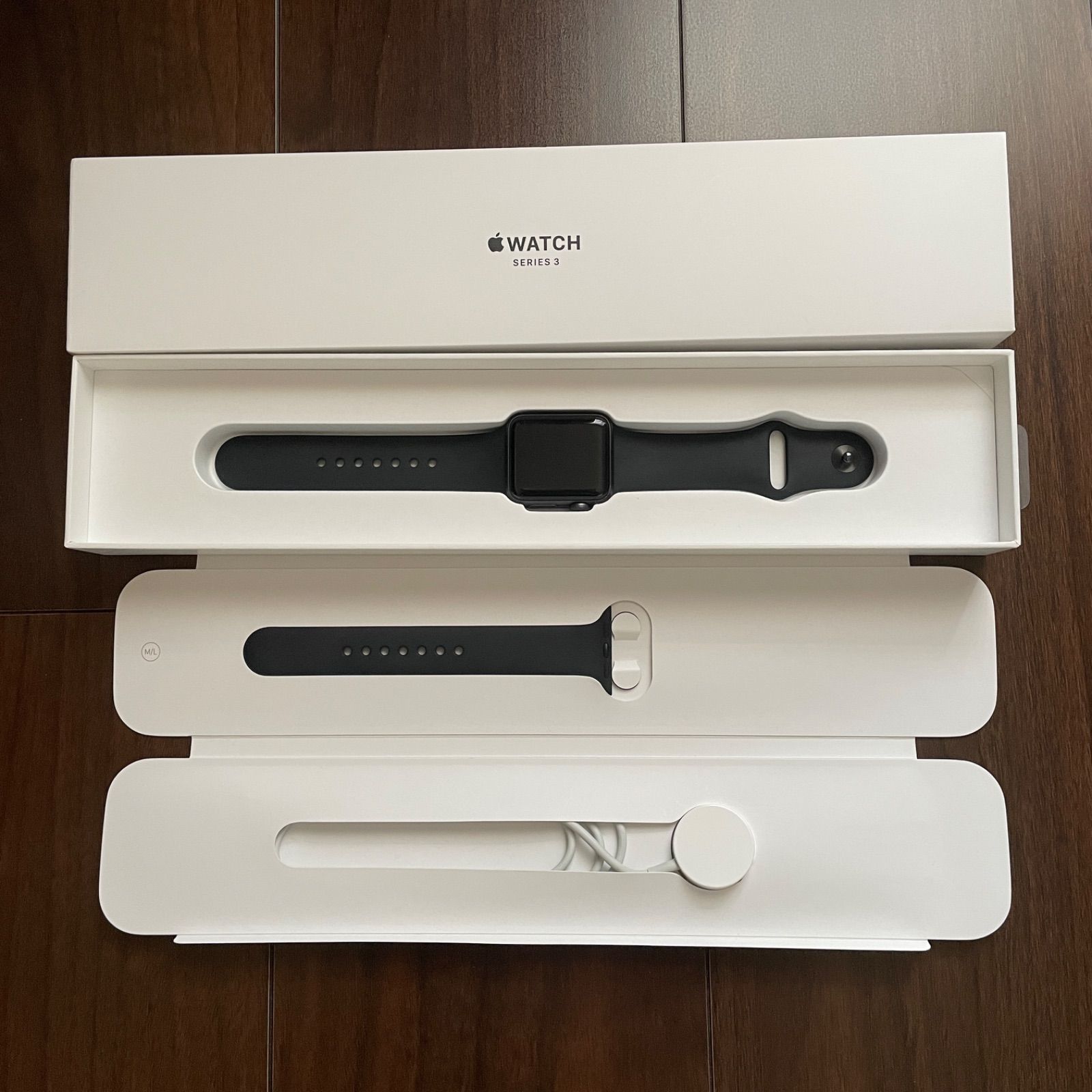 APPLE WATCH3 38 SGAL BK130-200 201809 - メルカリ